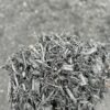 a soft black mulch